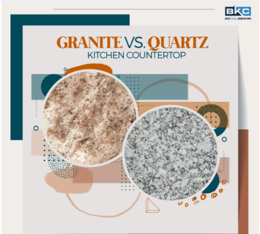 Granite Vs. Quartz Kitchen Countertop (Infographic)